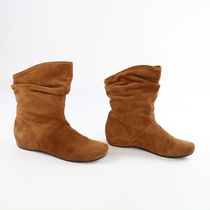 Steve Madden Kallee Leather Suede slouchy boot